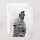 Kannon-Statue von Takasaki Postkarte (Vorne/Hinten)