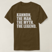 KannonKannonName KannonVorname T-Shirt (Design vorne)
