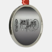 Kannonschmuck aus dem revolutionären Krieg Silbernes Ornament (Rechts)