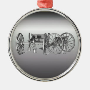 Kannonschmuck aus dem revolutionären Krieg Silbernes Ornament