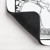 Kannst du das Buch lesen? Mousepad (Ecke)