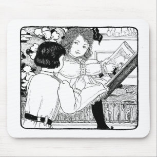 Kannst du das Buch lesen? Mousepad