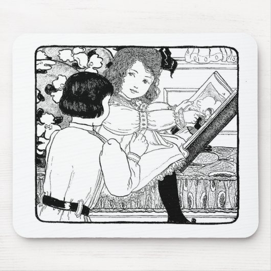 Kannst du das Buch lesen? Mousepad (Vorne)