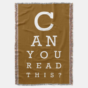 Kannst du das lesen? decke