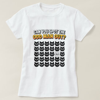 Kannst du den Außenseiter lustiges T-Shirt erkenne