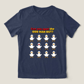 Kannst du den komischen Außenseiter erkennen Tri-Blend Shirt