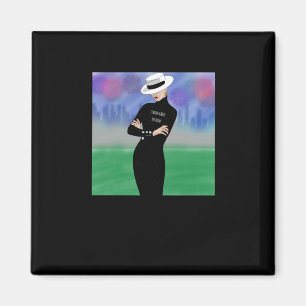 Kannst du die Wahrheit mit einer weißen Hutmutter  Magnet