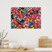 Kannst du die Zeichen nicht lesen? Poster (Küche)