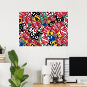 Kannst du die Zeichen nicht lesen? Poster (Heimbüro)