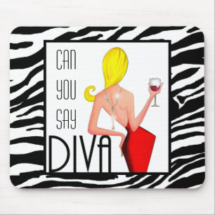 "Kannst du DIVA sagen?" Mousepad