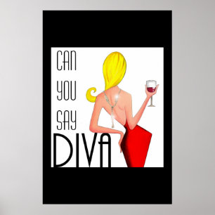 "Kannst du DIVA sagen?" Poster