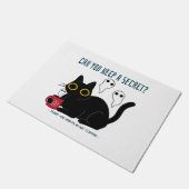 "Kannst du ein Geheimnis Behalten haben, in meinem Fußmatte (Schrägansicht)