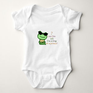 Kannst du erkennen, ob ich ein Frosch oder Prinz b Baby Strampler