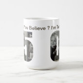 Kannst du es glauben, 50 zu werden? Kinderfoto-Col Kaffeetasse (Mittel)