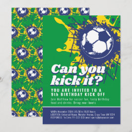 Kannst du es grüne Fußballweltmeisterschaft feiern Einladung