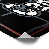 Kannst du es mit rosa Volleyball verbrennen? Poster (Ecke)