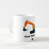 Kannst du es T - Shirt machen? Kaffeetasse (Vorderseite Links)