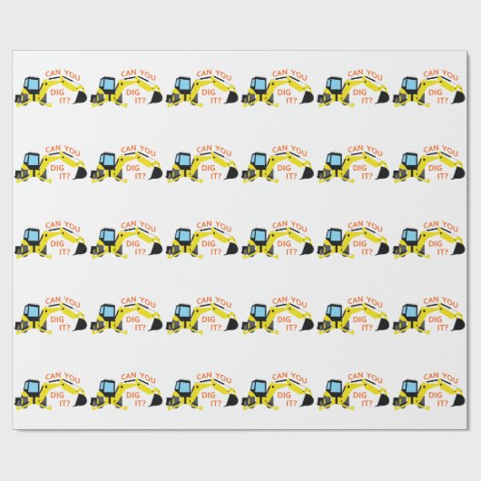 Kannst du es tun? geschenkpapier (Flach)