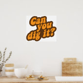 Kannst du es tun? poster (Küche)