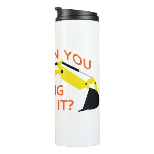 Kannst du es tun? thermosbecher (Nach rechts gedreht)