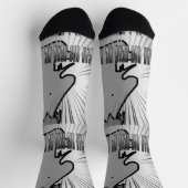 Kannst du mich jetzt hören? Quirky Socken (Oben)