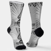 Kannst du mich jetzt hören? Quirky Socken (Gewinkelt)
