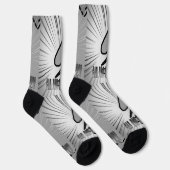 Kannst du mich jetzt hören? Quirky Socken (Rechts)