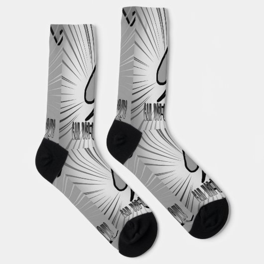 Kannst du mich jetzt hören? Quirky Socken (Rechts)