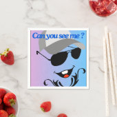 Kannst du mich sehen? serviette (Beispiel)