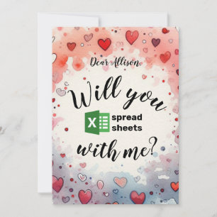Kannst du mir am Valentinstag Blätter zeigen? Feiertagskarte