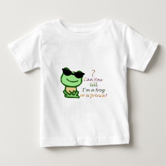 Kannst du mir sagen, dass ich ein Frosch oder Prin Baby T-shirt (Vorderseite)