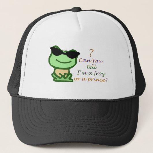 Kannst du mir sagen, dass ich ein Frosch oder Prin Truckerkappe (Vorderseite)