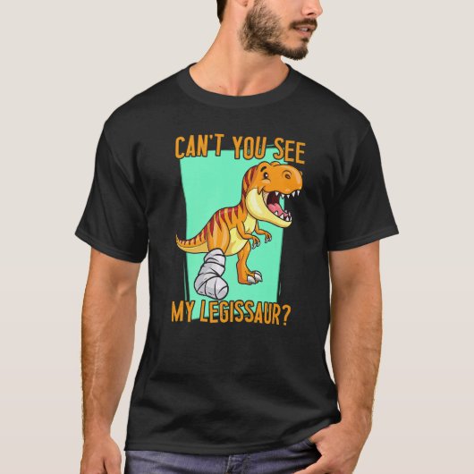 Kannst du nicht meinen legissaur Dino Get Well Bro T-Shirt (Vorderseite)
