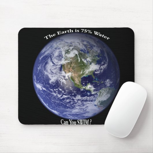 "KANNST DU SCHWIMMEN?" Maus Pad Mousepad (Mit Mouse)