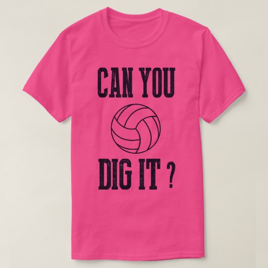 Kannst du Volleyball spielen? T-Shirt (Design vorne)