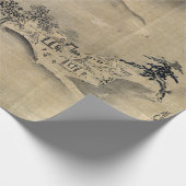 Kano-Chikanobu-Landschaft Geschenkpapier (Ecke)