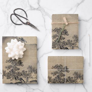Kano Chikanobu Landschaftsschutzpapier Geschenkpapier Set