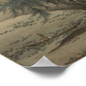 Kano Masanobu - Lotuses zum Aufwerten Poster (Ecke)