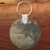 Kano Masanobu - Lotuses zum Aufwerten Schlüsselanhänger (Vorderseite)