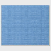 Kano-Webstoff in Blau Geschenkpapier (Flach)