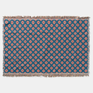 "Kanoko" Fawn Spot Pattern Salmon Pink Decke