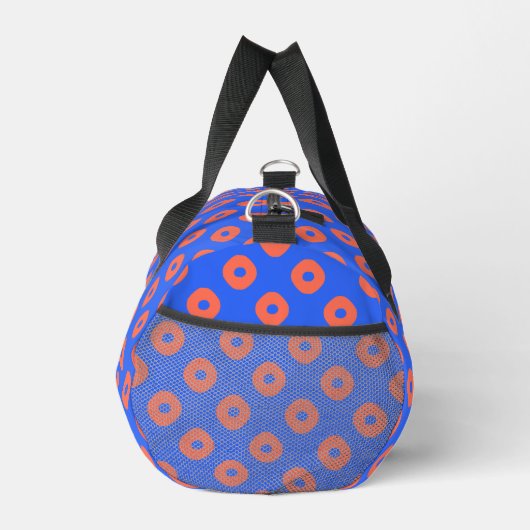 Kanoko" Fawn Spot Pattern Salmon Pink Duffle Bag (Rechts)