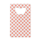 "Kanoko" Fawn Spot Pattern Salmon Pink Geldbeutel Flaschenöffner (Rückseite)