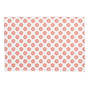 "Kanoko" Fawn Spot Pattern Salmon Pink Kissenbezug