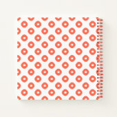 "Kanoko" Fawn Spot Pattern Salmon Pink Notizblock (Rückseite)