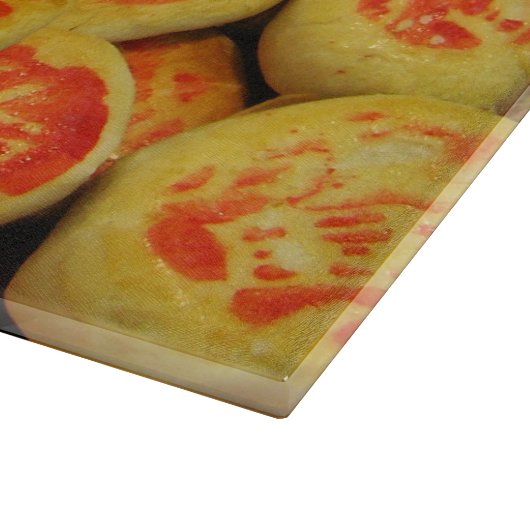 Kanom Pia ข ม เ ปี๊ ะ ~ asiatische Süßigkeiten Nac Schneidebrett (Ecke)