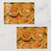 Kanom Pia ข ม เ ปี๊ ะ ~ asiatische Süßigkeiten Nac Visitenkarte (Vorne/Hinten)