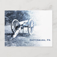 Kanone auf dem Schlachtfeld von Gettysburg