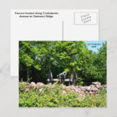 KANONE AUF PRIESTERSEMINAR RIDGE POSTKARTE (Vorne/Hinten)