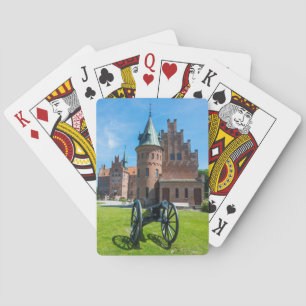 Kanone bei Schloss Egeskov Spielkarten